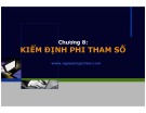 Bài giảng Nguyên lý thống kê: Chương 8 - Nguyễn Ngọc Lam (2017)