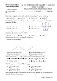 Đề thi thử THPT Quốc gia lần 2 năm 2018 môn Toán - Sở GD&ĐT Nghệ An - Mã đề 119