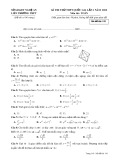 Đề thi thử THPT Quốc gia lần 1 năm 2018 môn Toán - Sở GD&ĐT Nghệ An - Mã đề 119