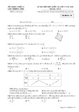 Đề thi thử THPT Quốc gia lần 1 năm 2018 môn Toán - Sở GD&ĐT Nghệ An - Mã đề 115