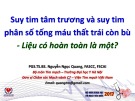 Bài giảng Suy tim tâm trương và suy tim phân số tống máu thất trái còn bù