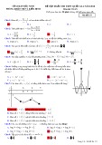 Đề tập huấn thi THPT Quốc gia năm 2018 môn Toán - Sở GD&ĐT Bắc Ninh - Mã đề 117