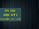 Bài giảng Ôn thi học kỳ I toán 7 năm học 2017-2018: Đề 4