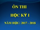 Bài giảng Ôn thi học kỳ I toán 7 năm học 2017-2018: Đề 3