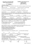 Đề kiểm tra chất lượng HK 1 môn Vật lí lớp 12 năm 2017-2018 - THPT Phan Đình Phùng - Mã đề 208
