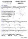 Đề kiểm tra chất lượng HK 1 môn Vật lí lớp 12 năm 2017-2018 - THPT Phan Đình Phùng - Mã đề 409