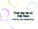 Bài giảng Cơ sở Khảo cổ học - Bài: Thời đại đá cũ Việt Nam