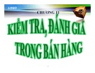 Bài giảng Quản trị bán hàng: Chương 11 - Nguyễn Khánh Trung