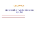 Bài giảng Kinh tế lượng: Chương 9 - ĐH Bách khoa Hà Nội