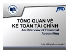 Bài giảng Kế toán tài chính: Chương 1 - Võ Minh Hùng (Lớp không chuyên)