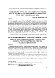 Nghiên cứu ảnh hưởng của nồng độ đích propofol tại não lên an thần, áp lực nội sọ và áp lực tưới máu não trong chấn thương sọ não nặng