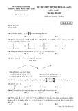 Đề thi thử THPT Quốc gia môn Toán năm 2018 lần 1 - THPT Đông Thụy Anh - Mã đề 485