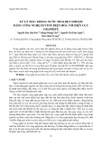 Xử lý màu trong nước thải dệt nhuộm bằng công nghệ Fenton điện hóa với điện cực Graphite