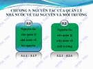 Bài giảng điện tử học phần Quản lý nhà nước về tài nguyên và môi trường: Chương 3 – ĐH Thương mại