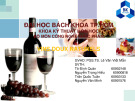 Bài giảng Công nghệ lên men - Bài: Vins doux naturels