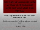 Bài giảng Hệ thống cấp nước công cộng - Phần 1: Hệ thống cấp nước cho vùng nông thôn Việt