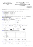 Đề thi thử THPT Quốc gia môn Toán năm 2017 - Sở GD&ĐT Bắc Ninh - Mã đề 117