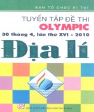  tuyển tập đề thi olympic 30 tháng 4 lần thứ 16 năm 2010 Địa lí: phần 1 - nxb Đại học sư phạm