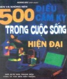  500 điều cấm kỵ trong cuộc sống hiện đại: phần 1 - nxb thanh hóa