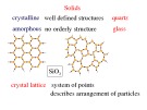 Bài giảng Hóa học - Bài: Tinh thể
