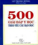  500 giải đáp y học theo yêu cầu bạn đọc: phần 1 - nxb thế giới