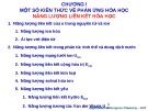 Bài giảng Hóa học - Chương 1: Một số kiến thức về phản ứng hóa học (Năng lượng liên kết hóa học)