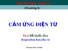 Bài giảng Vật lý đại cương 2 - Chuyên đề: Cảm ứng điện từ