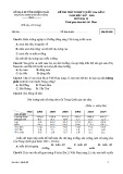 Đề thi thử THPT Quốc gia môn Địa lí năm 2018 lần 1 - THPT Nguyễn Công Trứ - Mã đề 482