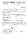 Đề thi thử THPT Quốc gia môn Hóa học năm 2018 lần 2 - THPT Lê Lợi