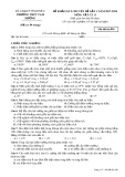 Đề khảo sát chuyên đề lần 1 năm 2018 môn Vật lí lớp 11 - THPT Tam Dương - Mã đề 896