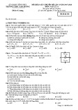 Đề khảo sát chuyên đề lần 2 năm 2018 môn Vật lí lớp 11 - THPT Tam Dương - Mã đề 209