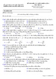 Đề thi khảo sát chất lượng lần 4 môn Vật lí lớp 11 năm 2018 - THPT Nguyễn Viết Xuân - Mã đề 303