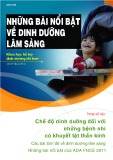 Những bài nổi bật về dinh dưỡng lâm sàng