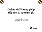 Oxfam và phương pháp tiếp cận có sự tham gia