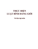 Tài liệu tập huấn: Thực hiện Luật Bình đẳng giới