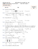 Đề kiểm tra HK 2 môn Toán lớp 10 năm 2018 - THCS&THPT Võ Nguyên Giáp - Mã đề 241