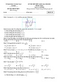 Đề thi thử THPT Quốc gia môn Toán năm 2018 - Sở GD&ĐT Cà Mau - Mã đề 119