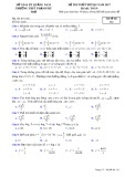 Đề thi thử THPT Quốc gia năm 2017 môn Toán - THPT Phạm Phú Thứ - Mã đề 112