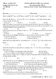 Đề thi thử THPT Quốc gia môn Vật lí năm 2018 - THPT Ngô Gia Tự - Mã đề 405