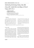 Ảnh hưởng hình dạng buồng cháy đến công suất và phát thải của động cơ Diesel Vikyno RV125-2