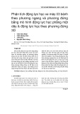 Phân tích động lực học xe máy 03 bánh theo phương ngang và phương đứng bằng mô hình động lực học phẳng một dãy & động lực học theo phương đứng 3D