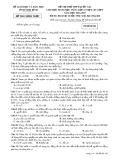 Đề thi thử THPT Quốc gia môn GDCD năm 2017 - Sở GD&ĐT Ninh Bình - Mã đề 342