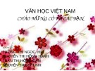 Bài giảng Ngữ văn lớp 12 - Bài: Tác giả Xuân Quỳnh