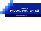 Bài giảng Nguyên lý thống kê - Chương 4: Phương pháp chỉ số