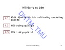 Bài giảng Marketing quốc tế: Chương 2 - ĐH Thương mại