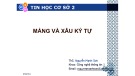 Bài giảng Tin học cơ sở 2: Chương 5 - ThS. Nguyễn Mạnh Sơn