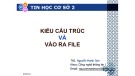 Bài giảng Tin học cơ sở 2: Chương 6 - ThS. Nguyễn Mạnh Sơn