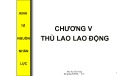 Bài giảng Kinh tế nguồn nhân lực: Chương 5 - Trần Thị Thu Trang