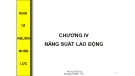 Bài giảng Kinh tế nguồn nhân lực: Chương 4 - Trần Thị Thu Trang