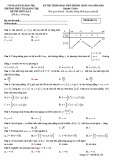 Đề thi thử THPT Quốc gia môn Toán năm 2018 lần 1 - THPT TX Quảng Trị - Mã đề 234